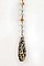 TEARDROP PENDANT GLASS BEAD NECKLACE