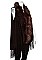 TRIM FAUX FUR VEST