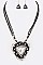 ICONIC CRYSTAL PENDANT NECKLACE SET