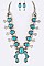 Chic Squash Blossom Necklace Set LASS0095