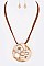 Iconic  Mix Metal Pendant Necklace Set