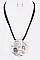Iconic  Mix Metal Pendant Necklace Set