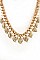 LEAF CLUSTER PEARL NECKLACE SET