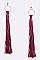 FRINGE YARN TASSEL EARRINGS