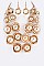 Layered Jumbo Pearls Statement Necklace Set