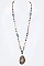 Exotic Gold Dipped Agate & Mix Beads Necklace LAON5148