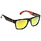 Pack of 12 Colored Frame Jolie Rose Fashion Sunglasses