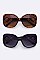 Pack of 12Pcs Assorted Color Crystal Infinity Temple Fashion Sunglasses