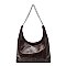 Multi-Compartment Chain Hobo Bag