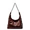 Multi-Compartment Chain Hobo Bag