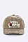 Embroidered 'Happy Camper' Cotton Cap LA-T13CAM02