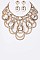 CRYSTAL & RHINESTONE STATEMENT NECKLACE SET