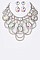 CRYSTAL & RHINESTONE STATEMENT NECKLACE SET