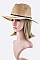 2 Tone Brim Fashion Panama Hat LAFHT3146DD
