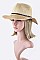 2 Tone Brim Fashion Panama Hat LAFHT3146DD