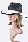 2 Tone Brim Fashion Panama Hat LAFHT3146DD