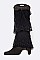 Pack of (12 Pairs) Assorted Lace Accent Layer Leg Warmer Set LA-HNSH1066