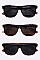 Pack of 12 Wooden Temple Unisex Sunglasses Set