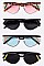 Pack of 12 Pop Color Stripe Skinny Sunglasses Set