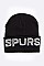 Stylish SPURS Embellished Beanie LA-HT277X144