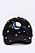 Space & Planet Crystal Embellished Fashion Cap LA-HT407X001