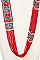 CROSS PATTERN BEADS NECKLACE SET