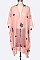 Flower Embroidered Kimono Cardigan