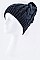 Stylish Mix Knit Pom Pom Beanie LA-EMH81014