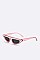 Pack of 12 Crystal Skinny Triangle Sunglasses Set