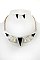 TRANSPARENT GEM ACCENT BIB NECKLACE SET