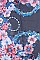 TASSELED FLORAL LONG SCARF