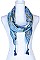 SHEER TASSEL LONG SCARF