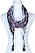 SHEER TASSEL LONG SCARF