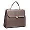 Issac Designer Satchel Accented