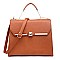 Issac Designer Satchel Accented