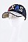Crystal TEXAS Embellished Fashion Denim Cap LA-HT227X003DD