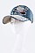 Crystal TEXAS Embellished Fashion Denim Cap LA-HT277X007