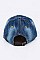 Crystal Cheer MOM Embellished Fashion Denim Cap LA-HT277X004D