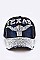 Crystal TEXAS Embellished Fashion Denim Cap LA-HT227X002