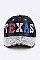 Crystal TEXAS Embellished Fashion Denim Cap LA-HT227X003DD