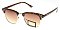 Pack of 12 Jolie Rose Half Frame Fashion Sunglasses