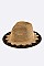 Fashion Laced Brim Straw Panama Hat