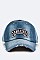 Embroidered AMAZING Washed Denim Cap LA-EMH8645I