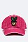 Beaded Cactus Cotton Washed Cap LA-EMH8646