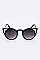 Pack of 12 Metal Cat Eye Frame Sunglasses