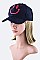 Embroidered Smily Face Cap