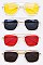 Iconic Color Tinted Lens Square Sunglasses Set