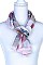 FLORAL BLOCK LONG SCARF