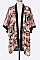 Fashion Python Print Kimono Cardigan
