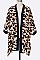 Leopard Print Kimono Cardigan